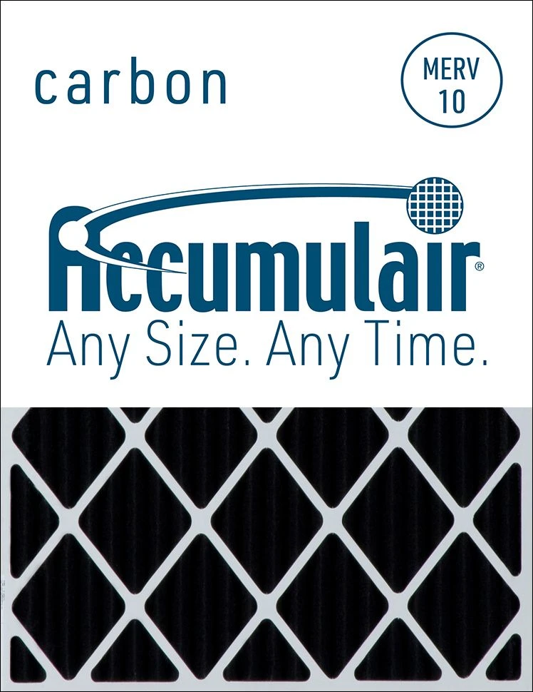 18.25x22x1 (Actual Size) Accumulair Carbon MERV 10 Odor Eliminating Filter 3 18.25x22x1 (Actual Size) Accumulair Carbon MERV 10 Odor Eliminating Filter