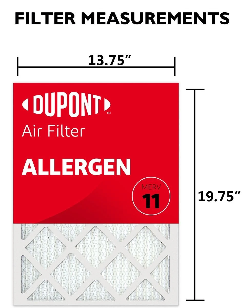 14x20x1 (13.75 X 19.75) DuPont™ Allergen Air Filter (MERV 11) 5 14x20x1 (13.75 X 19.75) DuPont™ Allergen Air Filter (MERV 11) - Image 3