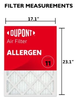 17.5x23.5x1 (17.1 X 23.1) DuPont™ Allergen Air Filter (MERV 11) 7 17.5x23.5x1 (17.1 X 23.1) DuPont™ Allergen Air Filter (MERV 11) -Home Air Filter Store da17.5x23.5n