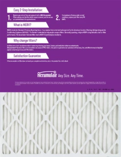 16x22x4 (Actual Size) Accumulair Diamond Filter MERV 13 -Home Air Filter Store diamond back 7 1