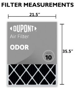 22x36x1 (21.5 X 35.5) DuPont™ Odor Air Filter (MERV 10) -Home Air Filter Store do22x36x1