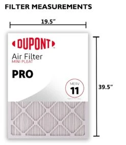 20x40x1 (19.5 X 39.5) DuPont™ Pro Air Filter (MERV 11) -Home Air Filter Store dp20x40