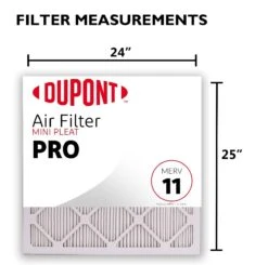 24x25x1 (Actual Size) DuPont™ Pro Air Filter (MERV 11) 7 24x25x1 (Actual Size) DuPont™ Pro Air Filter (MERV 11) -Home Air Filter Store dp24x25a