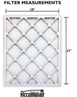 19x27x1 (Actual Size) Accumulair Titanium High Efficiency Allergen Reduction Filter -Home Air Filter Store fi 19x27a