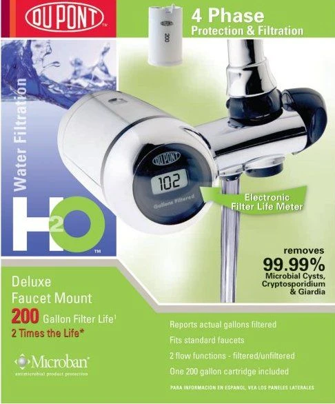 FM350XCH DUPONT® Deluxe Faucet Mount Filter System (Chrome) 4 FM350XCH DUPONT® Deluxe Faucet Mount Filter System (Chrome) - Image 2