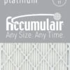 18x36x1 (Actual Size) Accumulair Platinum Filter MERV 11 -Home Air Filter Store platinum frontlg 1 13