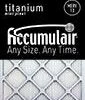 24x36x1 (Actual Size) Accumulair Titanium High Efficiency Allergen Reduction Filter -Home Air Filter Store titanium frontsm 1 3